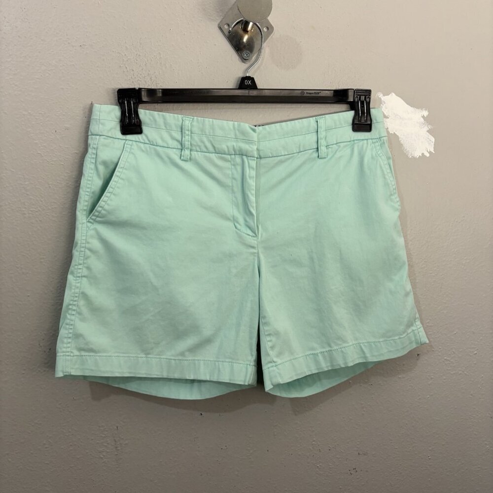 British Khakis Mint Green Preppy Classic Shorts Women 6